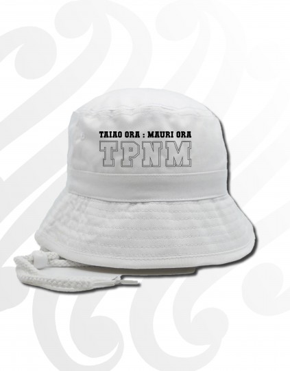 Bucket Hat White TPNM Active Brand